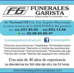 Funerales Garista en Puebla (Los Ángeles Mayorazgo) - Horario de apertura