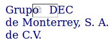Horario de apertura Grupo DEC de Monterrey, S.A. de C.V, 