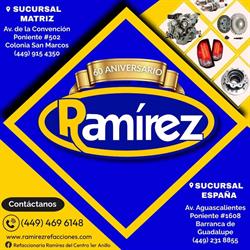 Ramírez Refacciones en Aguascalientes (San Marcos) - Horario de apertura