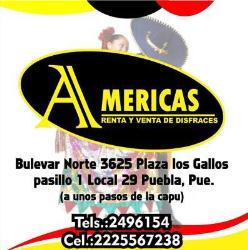 Horario de apertura Disfraces Américas en Puebla, 