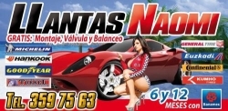 Llantas Naomi en Morelia (Col. Loma Real) - Horario de apertura