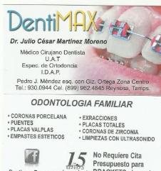 Dentimax en Reynosa (Zona Centro) - Horario de apertura