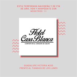 Hotel Casa Blanca en Celaya (Col. Centro) - Horario de apertura