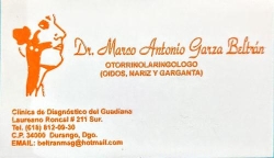 Dr. Marco Antonio Garza Beltrán en Durango (Zona Centro) - Horario de apertura