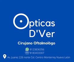 Opticas D'ver Guajardo De Leon Hector Dr en Monterrey (Centro) - Horario de apertura