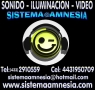 Horario de apertura Sonido Sistema Amnesia Morelia, 