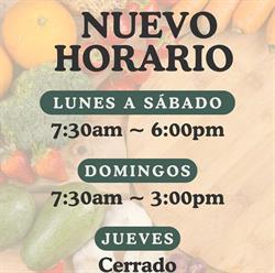 Fruteria Mora en Aguascalientes (Del Trabajo) - Horario de apertura