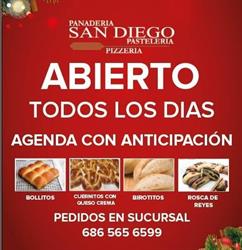 Panaderia San Diego en Mexicali (Cuauhtémoc Norte) - Horario de apertura