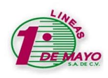 Transportes 1º de Mayo en Piedras Negras (Coahuila) - Horario de apertura
