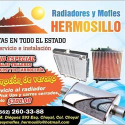 Horario de apertura Radiadores y Mofles Hermosillo, 