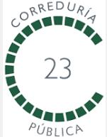 Horario de apertura Correduria Publica 23 Del Df, 
