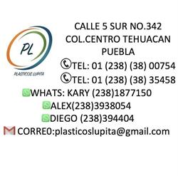 Plasticos Lupita en Tehuacán (Centro De La Ciudad) - Horario de apertura