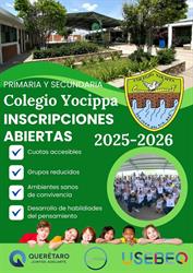 Horario de apertura Colegio Yocippa, San Juan del Río