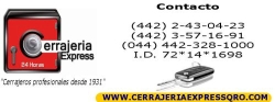 Cerrajeria Express en Querétaro (Desarrollo San Pablo) - Horario de apertura