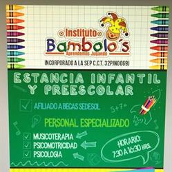 Instituto Bambolos en Zacatecas (La Loma) - Horario de apertura