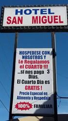 Hotel San Miguel en Reynosa (Ciudad Reynosa Centro) - Horario de apertura