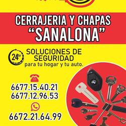 Cerrajería y Chapas Sanalona en Culiacán (Col Hidalgo) - Horario de apertura