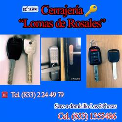 Cerrajería Lomas De Rosales en Tampico (Lomas De Rosales) - Horario de apertura