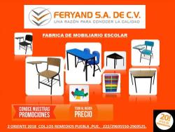 MOBILIARIO ESCOLAR FERYAND S.A DE C.V en Puebla (Colonia Los Remedios) - Horario de apertura