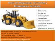 Renta de Maquinaria Pesada, Terracerias y Excavaciones de Toluca en Toluca 2000 (Santa Ana) - Horario de apertura