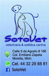 SotoVet en Morelia (Col. Emiliano Zapata, Junto A Tenencia Morelos) - Horario de apertura
