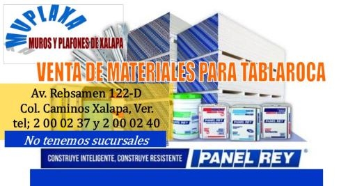 MUPLAXA MUROS Y PLAFONES DE XALAPA en Xalapa Enríquez (Col. Caminos) - Horario de apertura