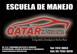 Horario de apertura ESCUELA DE MANEJO QATAR, Coacalco de Berriozábal