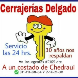 Cerrajerias Delgado en Tepic (Diaz Ordaz) - Horario de apertura
