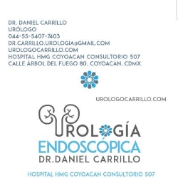 Urologo DR.LUIS DANIEL CARRILLO CORDOVA en Ciudad de México (El Rosario) - Horario de apertura
