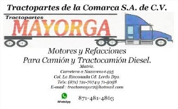 TRACTOPARTES (MAYORGA) DE LA COMARCA S.A DE C.V. en Ciudad Juárez (Col. La Rinconada) - Horario de apertura