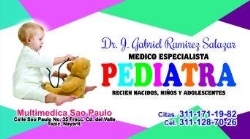 Dr. J. Gabriel Ramirez Salazar Pediatra en Tepic (Cd. Del Valle) - Horario de apertura