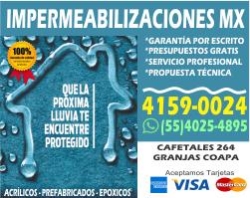 Impermeabilizaciones MX en Ciudad de México (Col. Granjas Coapa) - Horario de apertura