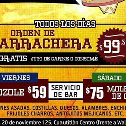 Horario de apertura Restaurante Bar El Mejicano, Cuautitlán