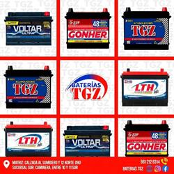 Horario de apertura Baterías TGZ, Tuxtla Gutiérrez