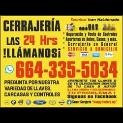 Horario de apertura Cerrajería 'ivanjoy' factory key, Tijuana