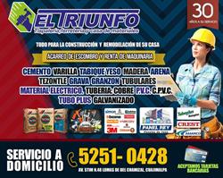 Horario de apertura Tlapaleria Ferreteria Y Casa De Materiales El Triunfo, Ciudad de México