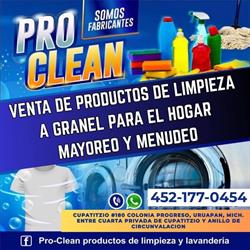Pro-Clean productos de limpieza y lavandería en Uruapan (Progreso) - Horario de apertura