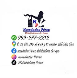 Horario de apertura Novedades Pérez distribuidora de ropa, Mérida