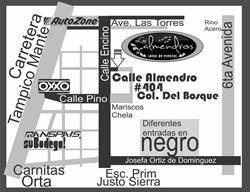 Horario de apertura Salón Los Almendros, Tampico