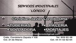 Horario de apertura Servicios Industriales Loredo, Soledad de Graciano Sánchez