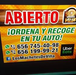 Horario de apertura Los Machetes De Villa, Ciudad Juárez