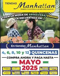Horario de apertura Tiendas Manhattan Oficial, Saltillo