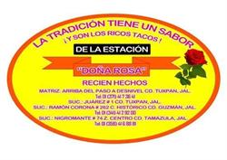 Horario de apertura Tacos de la Estación Doña Rosa ciudad guzman, Ciudad Guzmán