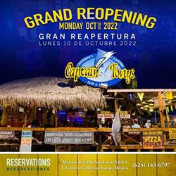 Horario de apertura Captain Tony's, Cabo San Lucas