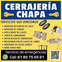 Horario de apertura CERRAJERÍAS EN MONTERREY 24 HRS. CERRAJERO URGENTE A DOMICILIO ABRIMOS CARROS CASAS CHAPAS, Monterrey
