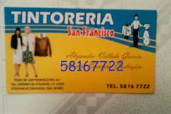 Horario de apertura Tintorería San Francisco, Ciudad Adolfo López Mateos