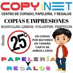 Horario de apertura COPYiNET Centro de copiado, papelería y regalos., Santa Cruz Xoxocotlán