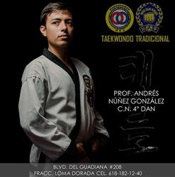 Horario de apertura Moo Duk Kwan CREA, Durango