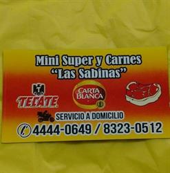 Horario de apertura Mini Super Y Carnes Las Sabinas, Guadalupe