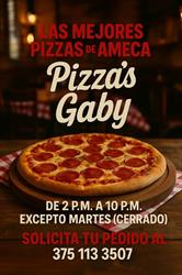 Horario de apertura Pizzas GABY, Ameca